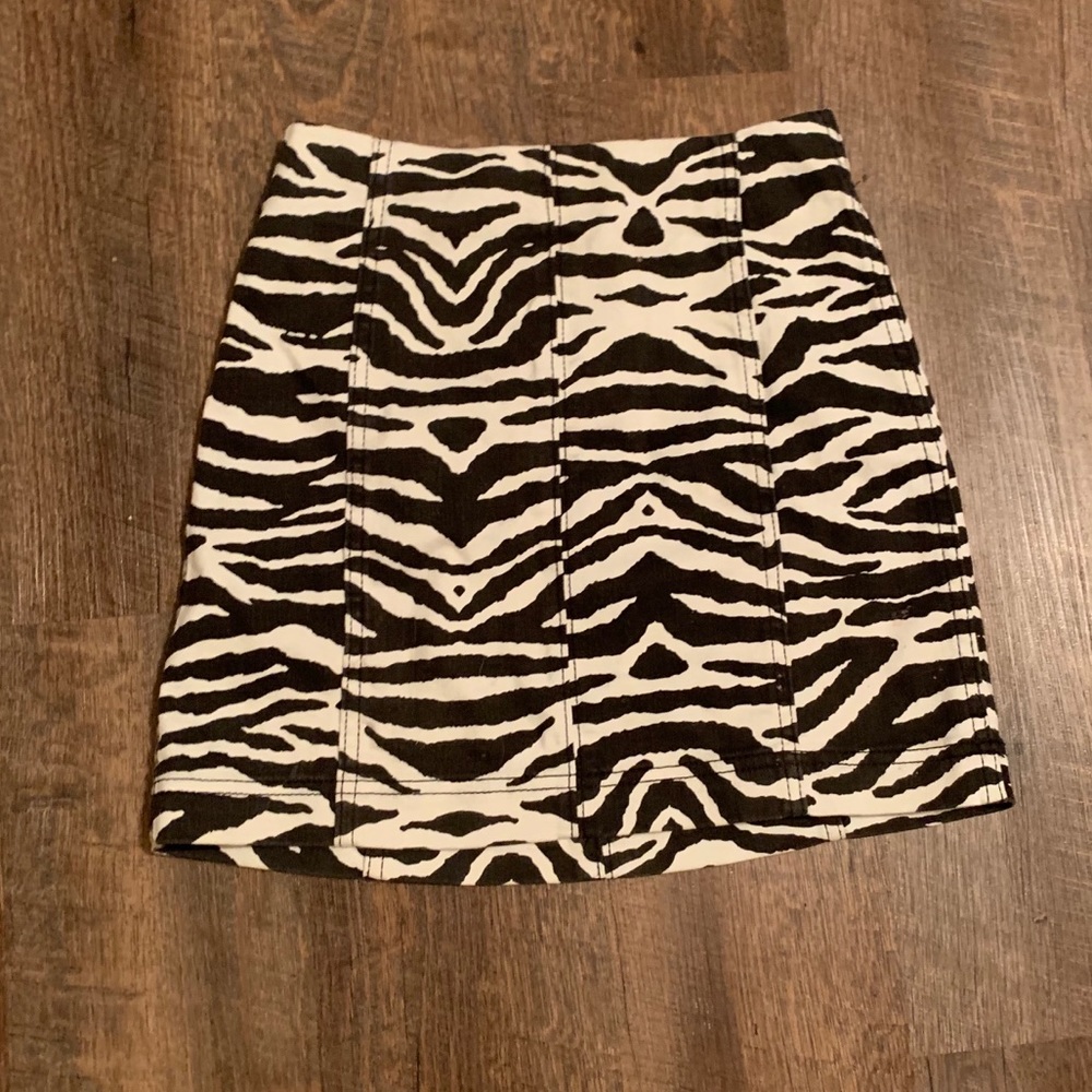 Zebra skirt from target